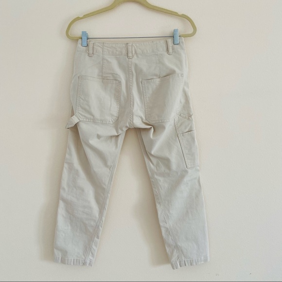 Vince ankle cropped cotton Chino pants trousers cargo - Picture 8 of 10